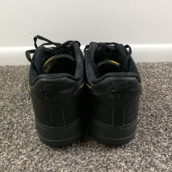 Nike Air Force 1 \'07 Black University Gold Sneakers Mens Size 13